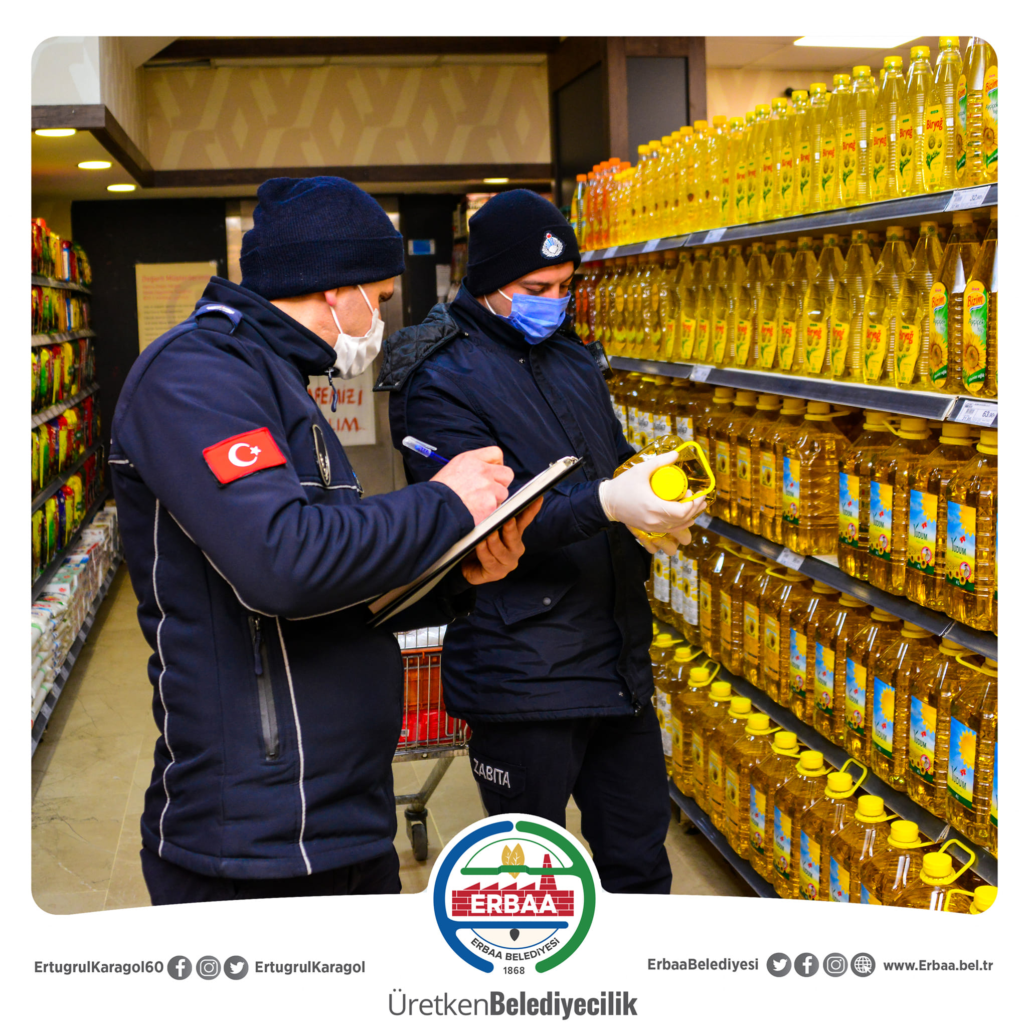 Zabıta Müdürlüğü ekiplerimiz ilçemizdeki marketlerde denetimlerde bulundu.