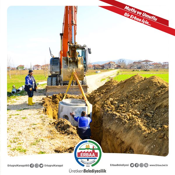 Erek Mahallemizde Altyapı Hizmetlerinin Daha Kaliteli ve Sağlıklı Hale Getirilmesi İçin Çalışmalarımız Sürüyor.