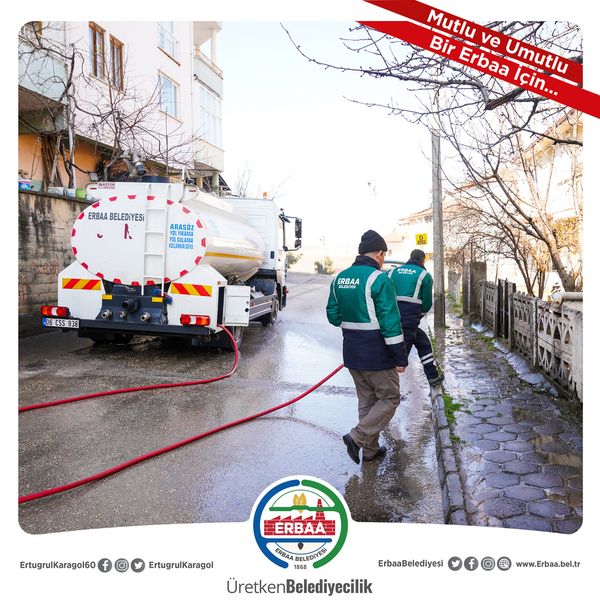 Temizlik İşleri Müdürlüğüne Bağlı Ekiplerimiz Kış Mevsimiyle Birlikte Sokak ve Caddelerimizde Oluşan Çamur ve Tortuları Temizleme Çalışmalarına Başladılar.