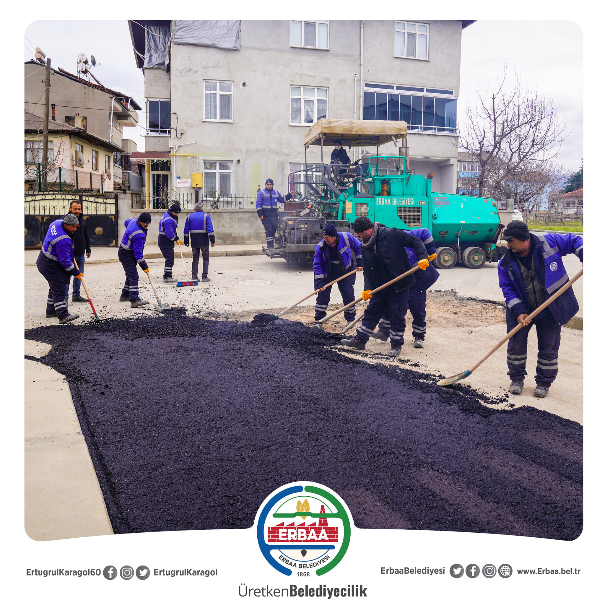 Asfalt Sezonunu Başlattık.