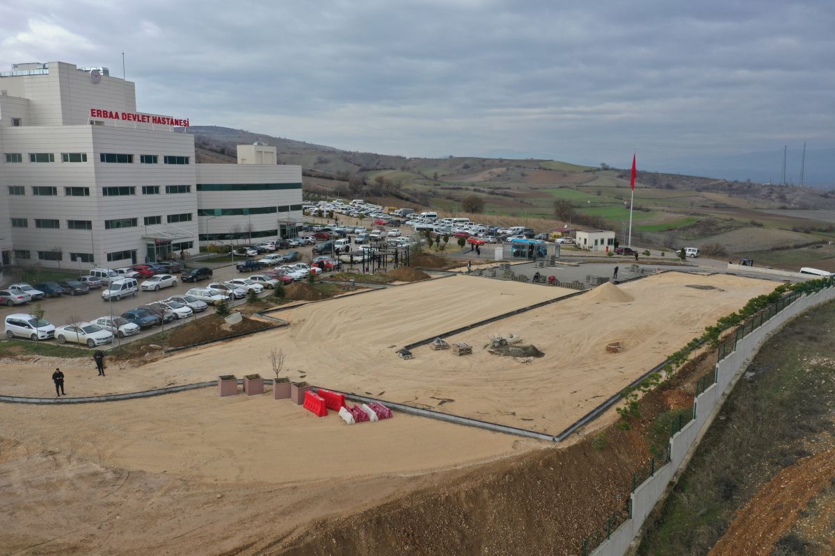 Yeni Hastanemizin Otopark Kapasitesini İki Katına Çıkartmak İçin Çalışmalarımız Devam Ediyor.