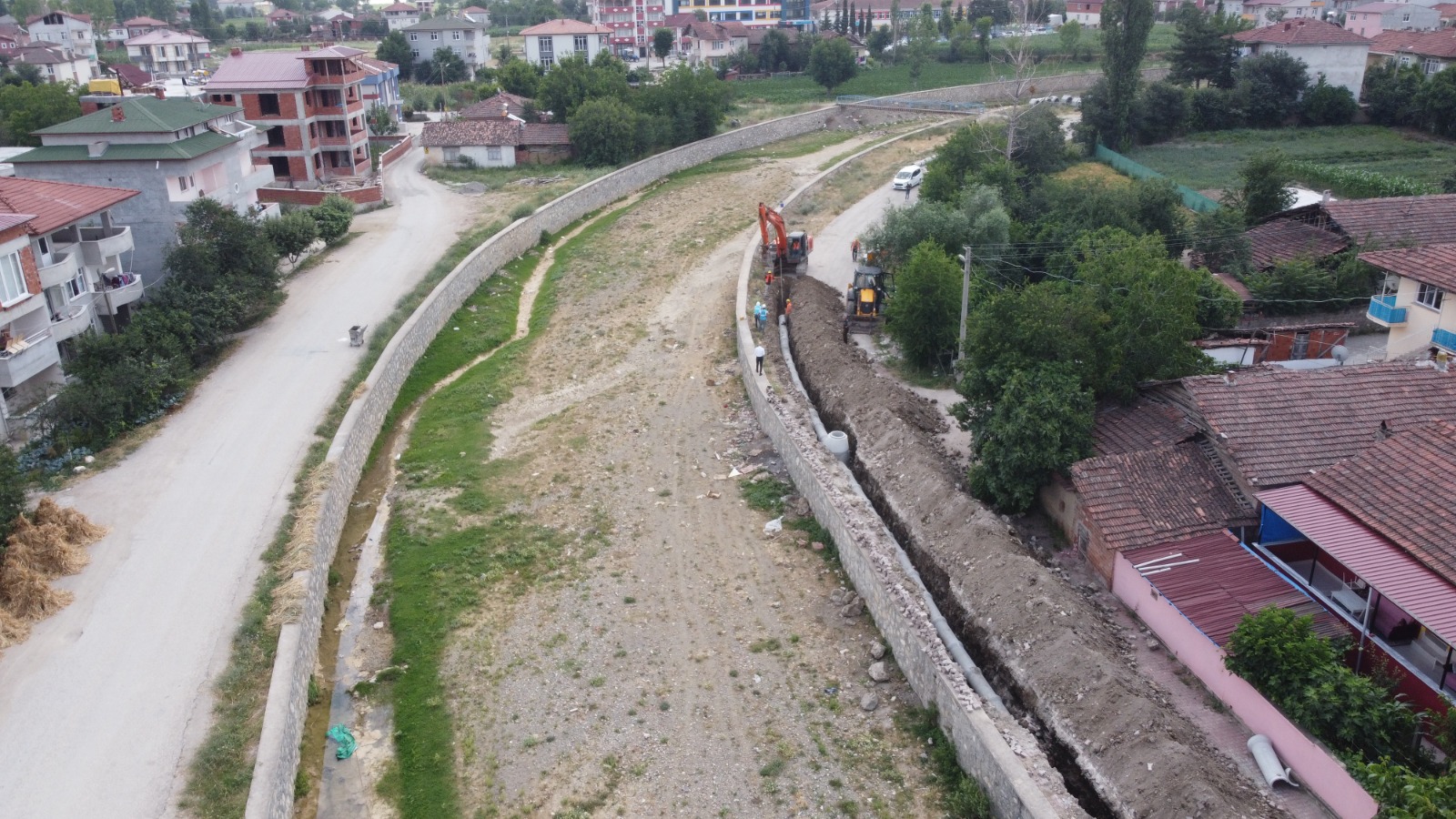 Alacabal Mahallemizin Kanalizasyon Altyapısı Atık Su Arıtma Tesisine Bağlanıyor