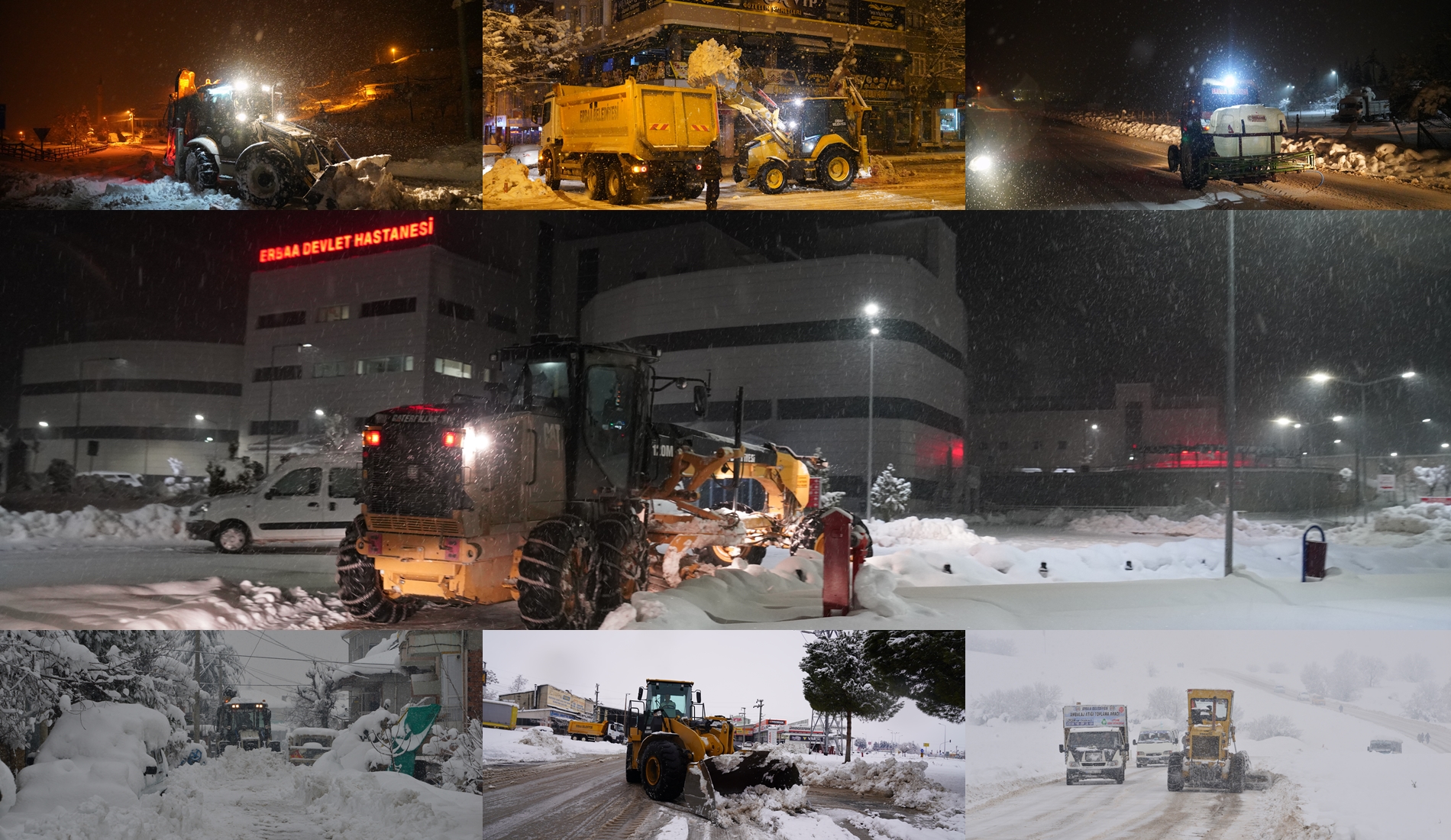 Belediyemize Bağlı Ekiplerimiz Karla Mücadeleye Devam Ediyor.