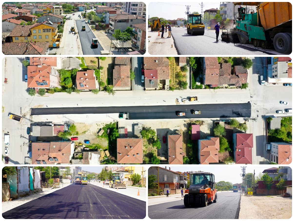 Gazi Osman Paşa Mahallesi Hızarcılar Caddemizde Asfalt Serme İşlemi Tamamlandı.