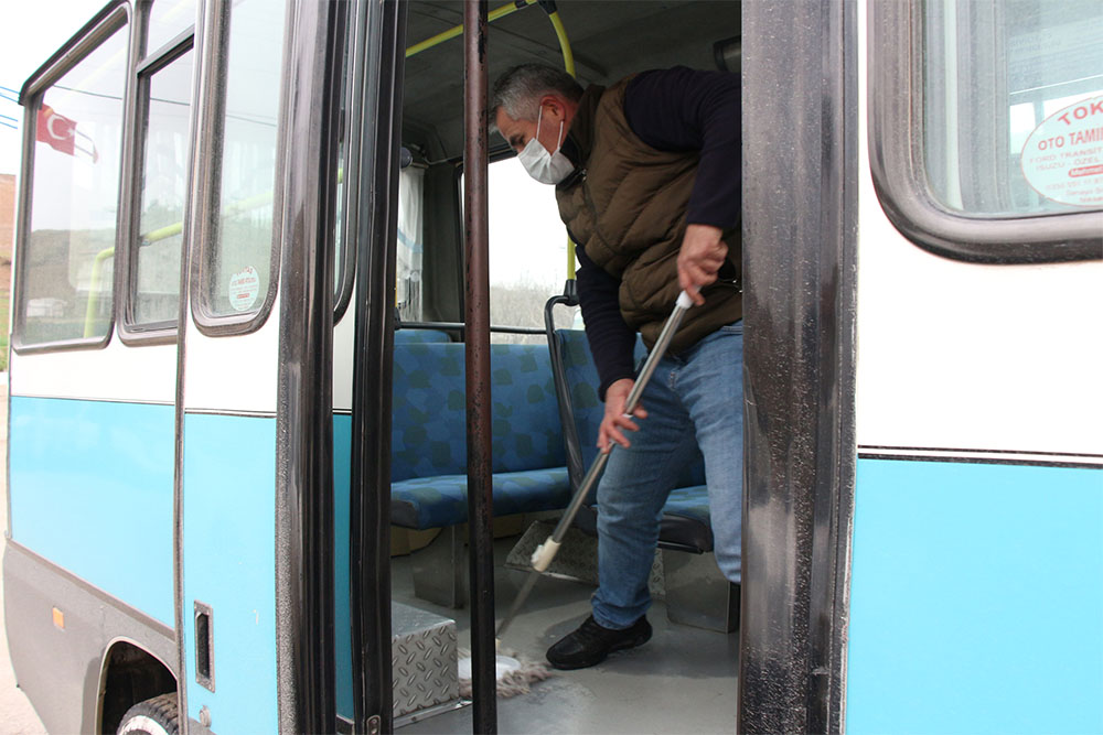 Zabıta Ekiplerinden Özel Halk Minibüslerine Denetleme