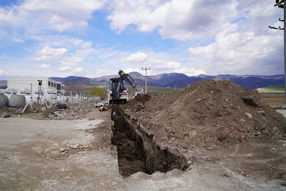 Organize Sanayi Bölgesinde Altyapı Çalışması