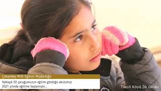 Suriye Türkmen Bölgesi Tileyli köyü'ndeki Okulun Bahçesinde Huzurun ve Umudun Tohumları Yeşermeye Başladı.