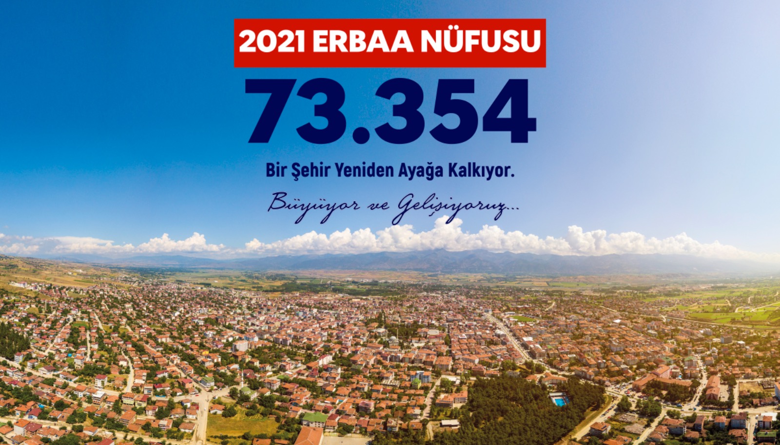 İlçemizde İstikrarlı Nüfus Artışı Devam Ediyor.