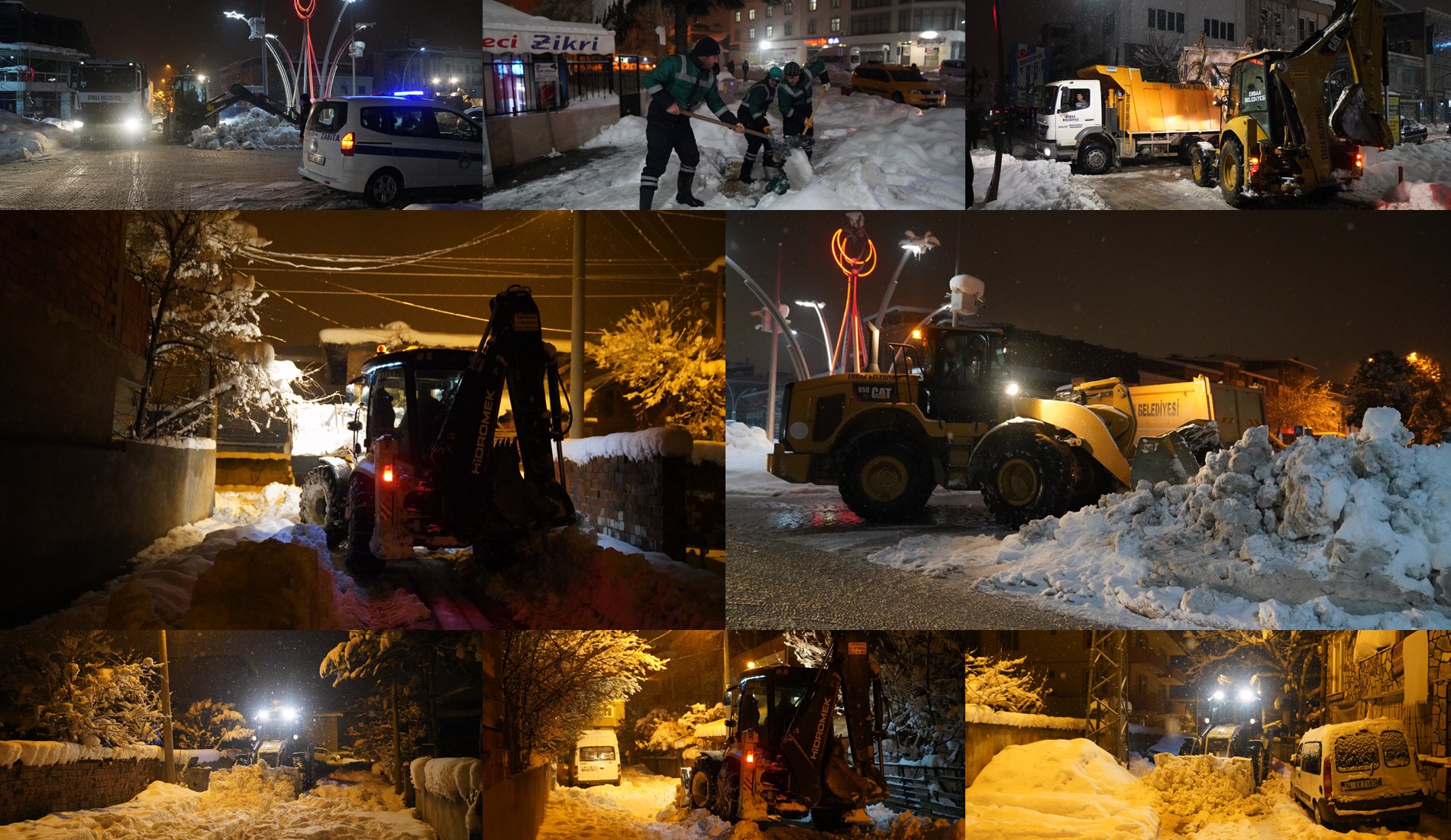 Belediyemize Bağlı Tüm Ekiplerimiz İlçemizde Yaşanan Son Yılların En Yoğun Kış Şartlarını Bertaraf Edebilmek İçin Gece Gündüz Seferber Olmuş Durumda.