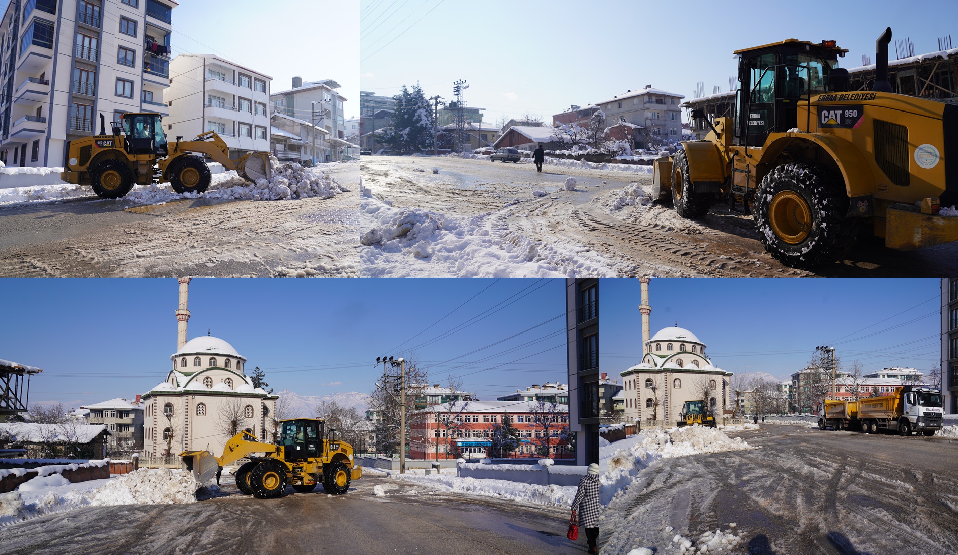Cumartesi pazarında esnaflarımızın ve hemşehrilerimizin daha rahat alışveriş yapabilmesi için ekiplerimiz Cumartesi pazarının kurulacağı noktada kar temizliği yaparak buzlanmaya karşı çalışma gerçekleştirdi.